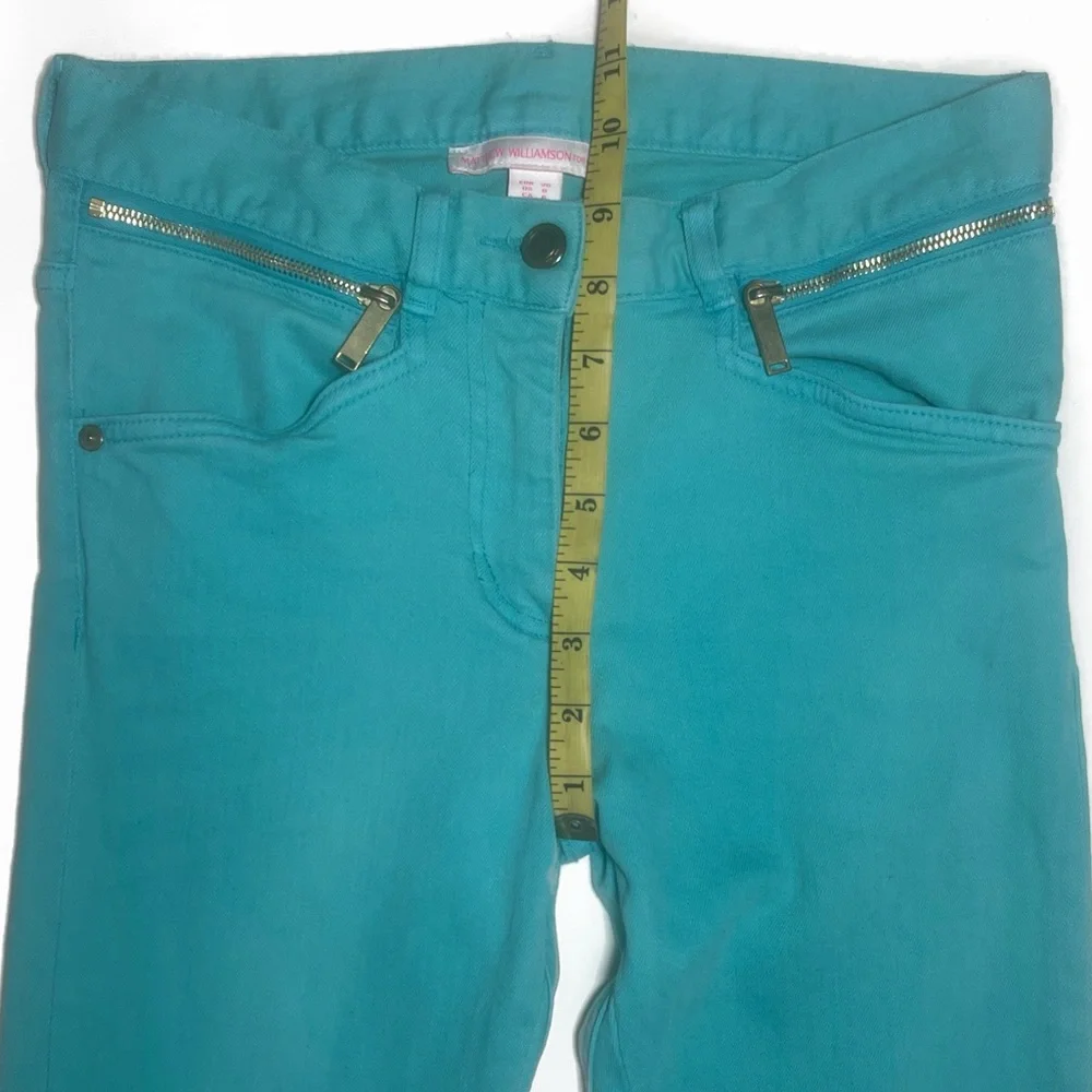Matthew Williamson for H&M Turquoise Skinny Jeans Size 6 - Picture 8 of 9